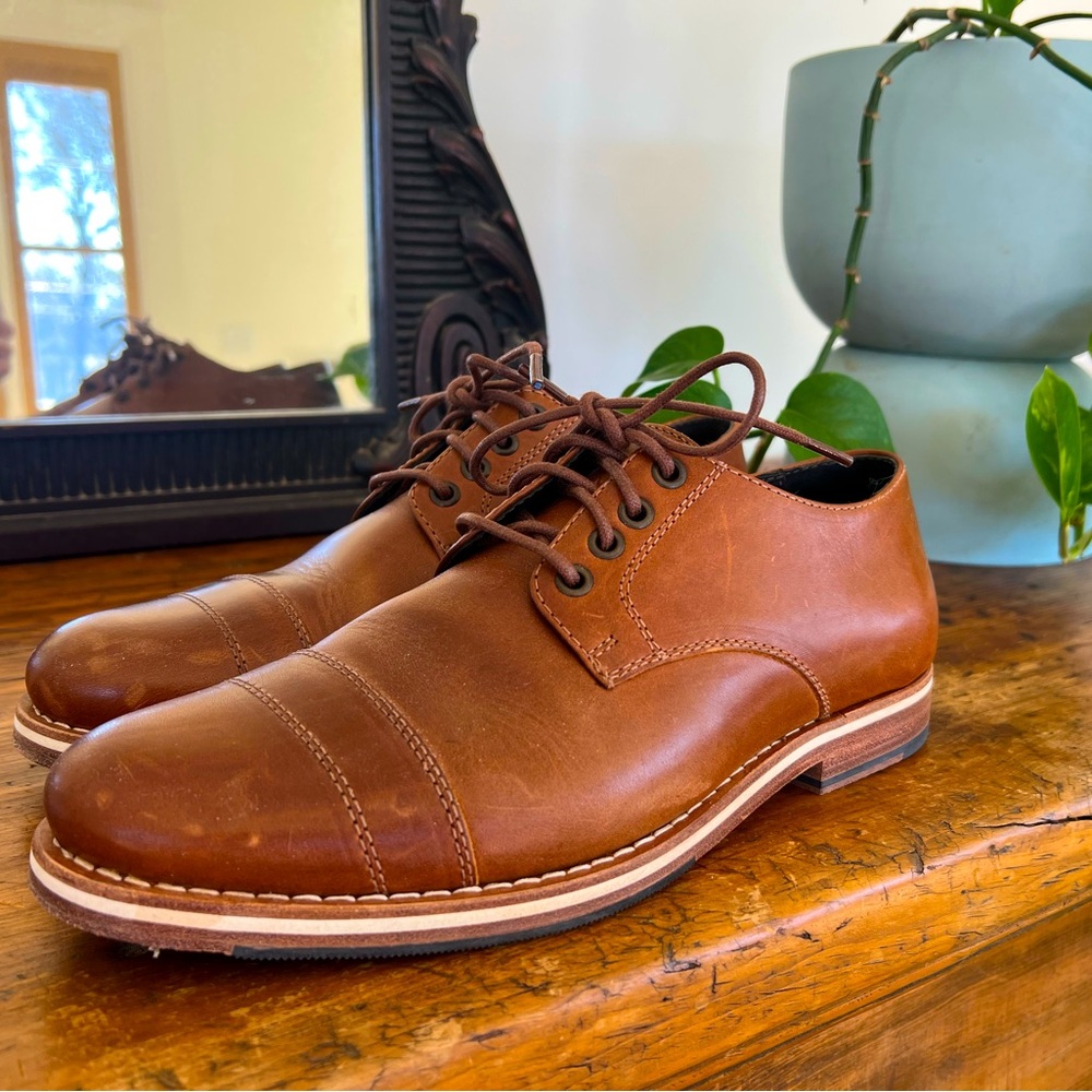 Classic Brown Leather Men's Shoes